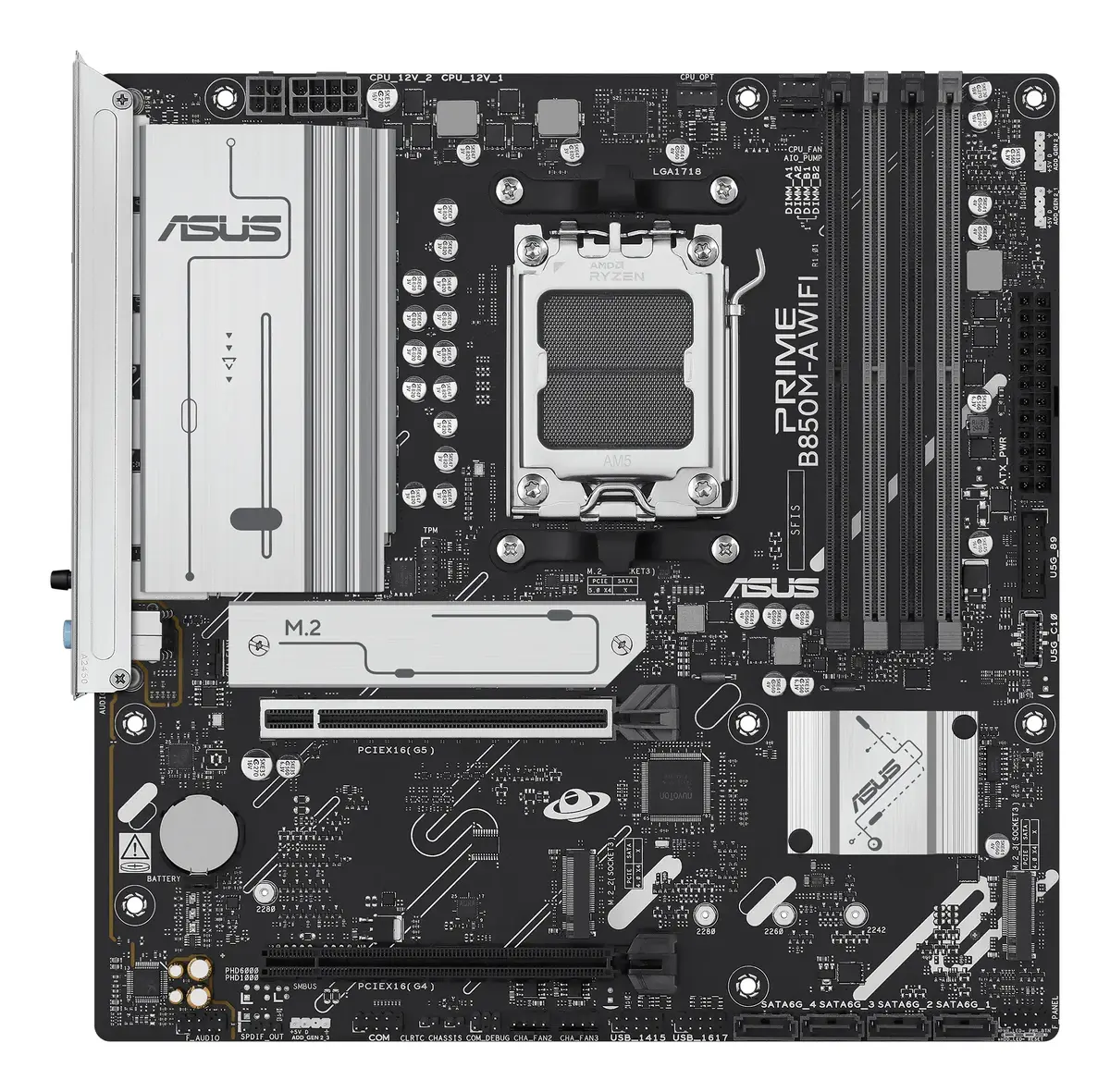 Mātesplate ASUS PRIME B850M-A WIFI (Socket AM5) Photo 3