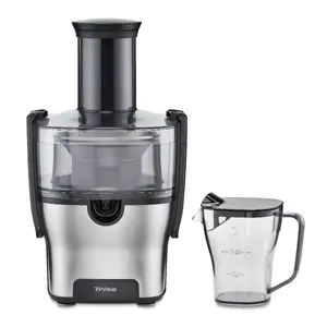 Центробежная соковыжималка Trisa Pure Juice 1500 Вт Черная Серебристая