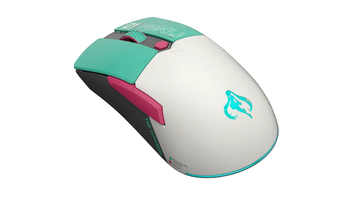 Pele ASUS TUF Gaming Mini Wireless Hatsune Miku Edition Photo 2