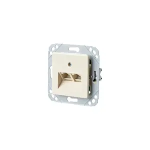 Socket-outlet RJ-45 MetzConnect 130040111-I Pearl White ABS