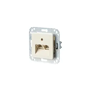 Socket Outlet RJ-45 MetzConnect 130064111-I Pearl White