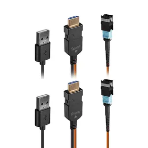 Fibre optic cable Lindy 38360 100 m OM3 MPO Multicolour