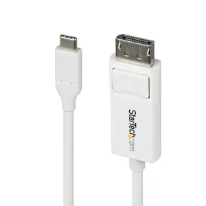 Кабель USB-C на DisplayPort 1.2 4K 60Hz 2м StarTech.com белый