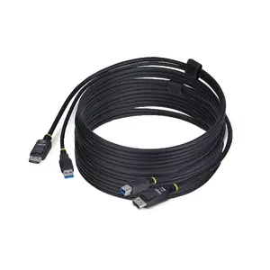KVM кабель StarTech.com DU12210-KVM-CABLE 10ft 4K 60Hz USB DP 1.2