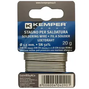 Lodētava stieple Kemper 1.5 mm 20 g SN 50% – svina lodētava elektronikai