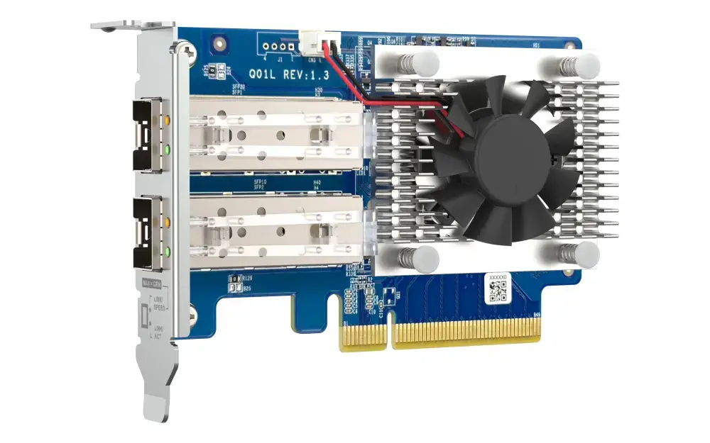 QNAP Двухпортовая 10GbE SFP+ сетевая карта QXG-10G2SF-NXE Photo 4