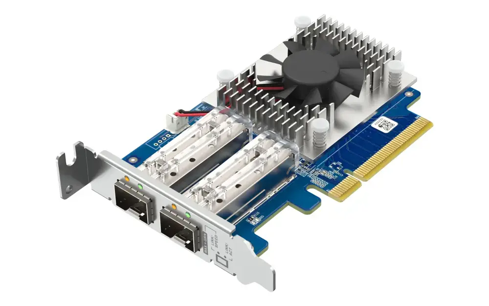 QNAP Двухпортовая 10GbE SFP+ сетевая карта QXG-10G2SF-NXE Photo 5