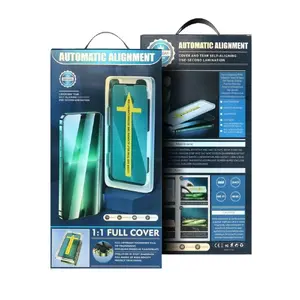 Защитное стекло Tempered 5D Full Glue iLike для iPhone 13 / 13 Pro / 14, чёрное, с аппликатором