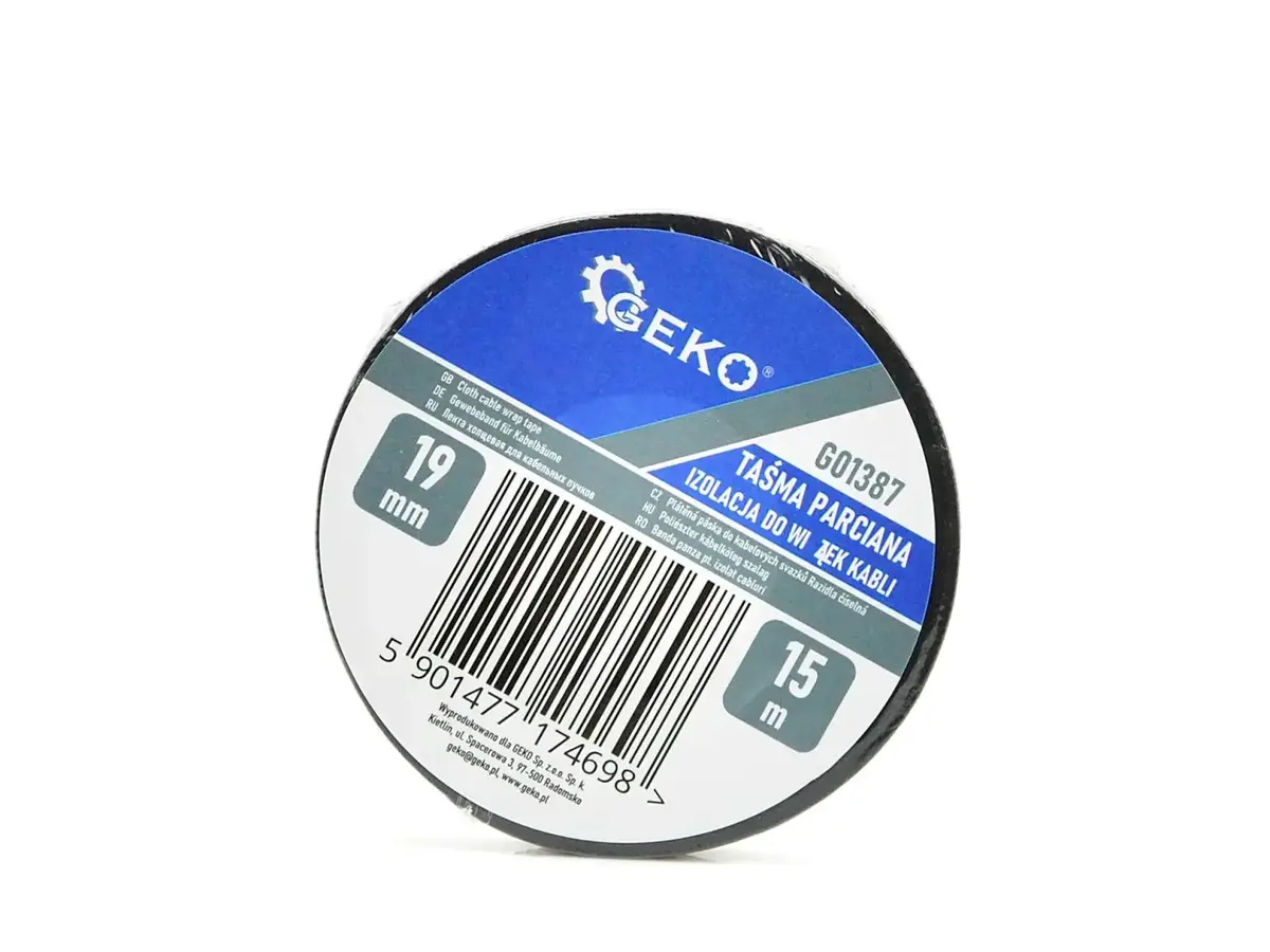 Izolācijas lente GEKO G01387 19 mm x 15 m Photo 2