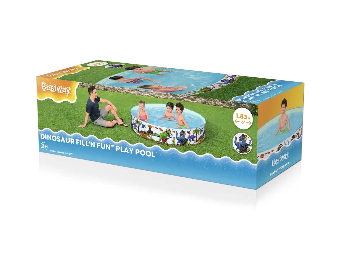 Каркасный бассейн Bestway Dinosaur Fill 'N Fun 1,83 м Photo 10