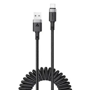 USB-A to USB-C cable Acefast C14-04, 480 Mb/s, 3 A, 1.2 m, black