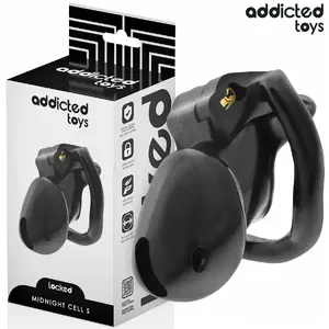 Veiklības būris ADDICTED TOYS LOCKED Mindnight Cell Izmērs S, iekšējais diametrs 4.8 cm