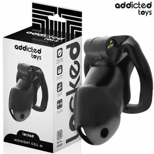 Sēklaurna būris ADDICTED TOYS LOCKED Mindnight Cell 4,2 cm, izmērs M