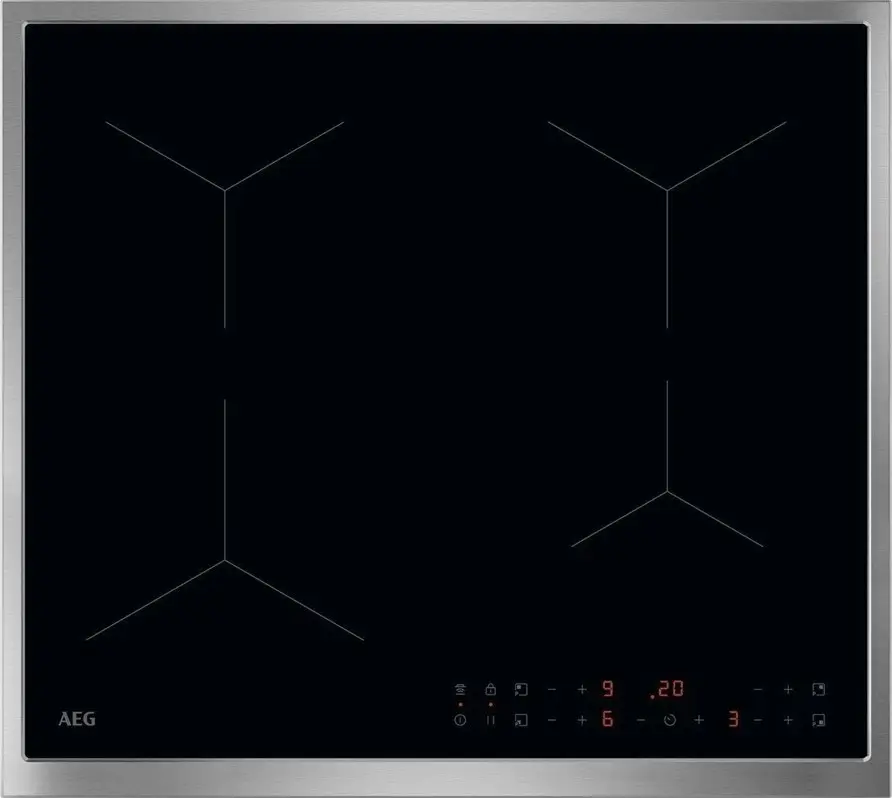Iebūvējamā indukcijas plīts virsma AEG TN64IA00XB
