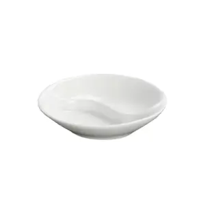 Porcelain Soy Sauce Dish Wilmax GB75WL-996049A 9 cm, split design