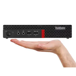 Lenovo ThinkCentre M910x|i5-7500|8GB DDR4|256GB SSD| Windows 10 Pro|Mini PC melns (atjaunots)