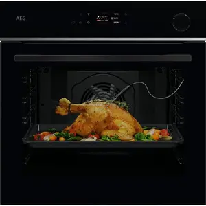 Встраиваемый духовой шкаф AEG TR7PB63ZSB, пиролизный, MealAssist, SteamCrisp