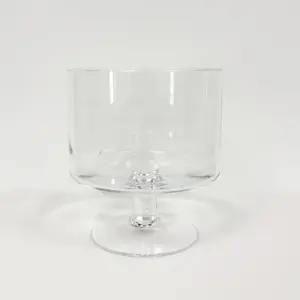 Glass footed bowl Arkolat PL5515033 H19cm D17cm, clear glass