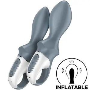Anal Inflatable Vibrator Satisfyer Silicone Grey