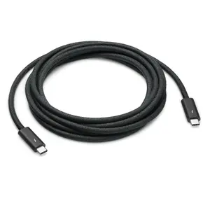 USB‑C Thunderbolt 4 Pro Cable by Apple — 3 m, Male to Male, Black
