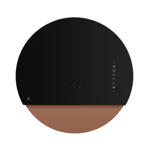 Virtuves nosūcējs Ciarko Design Eclipse melns/rozā zelta ECLIPSEB/RG, oglekļa filters, trokšņa līmenis 65 dB, A++