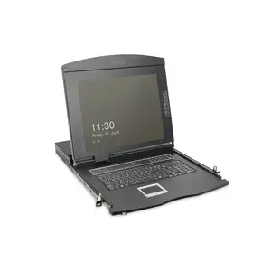 Digitus 19" HD LCD KVM konsol 16-portu HDMI Šveices tastatūra
