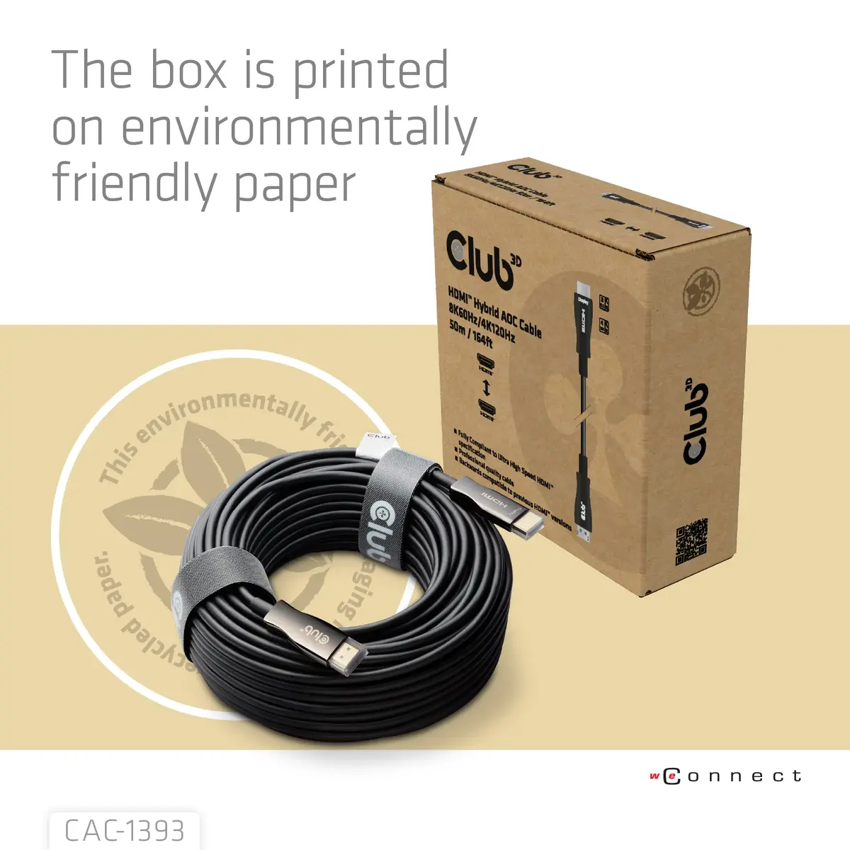 Club 3D HDMI Hybrid AOC кабель 8K60Hz/4K120Hz 50 м Photo 10