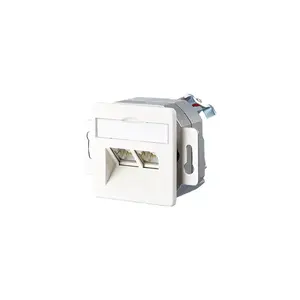 RJ-45 kontaktligzda Metz Connect 1307444002-I balta 69.9mm 39.5mm