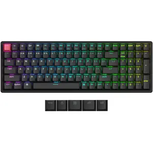 Mechanical keyboard Keychron K4 v3 QMK Hot Swap Super Red — compact layout, hot-swappable switches