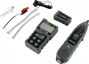 Network Cable Tester Alantec NI057 with PoE detection, cable tracing, length measurement and continuity testing, display