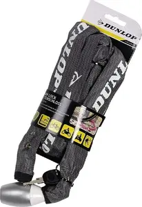 Chain Lock DUNLOP 120 cm — Bicycle Chain Lock with Key, Model 1042879