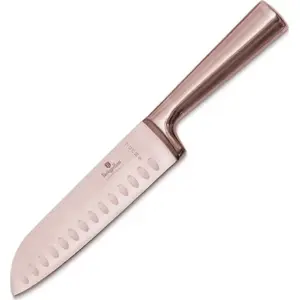 Kitchen knife berlinger haus Santoku BH-2935 — 17.5 cm blade, rose gold finish