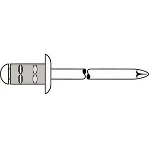 Заклепка вытяжная GESIPA PolyGrip® 4.8x17 мм алюминий/сталь, 500 шт.
