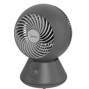 Настольный вентилятор Midea MFT302R0BPK — 3 скорости, вращение, тёмно‑серый