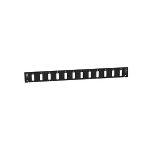 Optical Patch Panel 1U SOLARIX 12 SC Duplex Black — 12 SC duplex ports, 1U rackmount