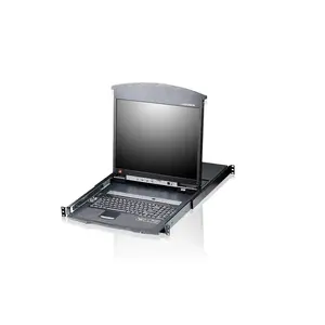 KVM переключатель ATEN KL1508AN для установки в стойку черный USB PS/2 VGA