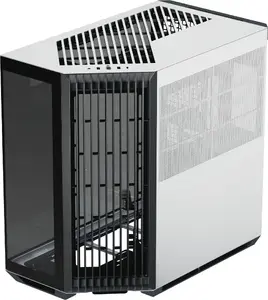 Computer Case APNX V1, Midi Tower, ATX, Black/White