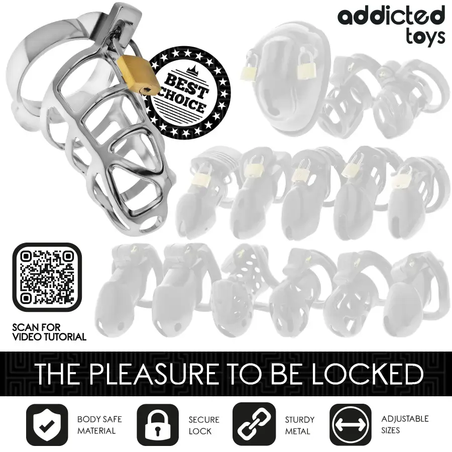 Металлическая клетка ADDICTED TOYS LOCKED D-242971 размер M Photo 7