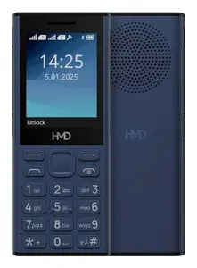 Мобильный телефон HMD 130 Music Dual SIM синий — базовый телефон с двумя SIM, проигрывателем музыки, цифровой клавиатурой