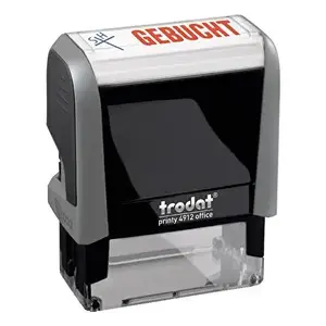 Самонапечатающая текстовая печать Wedo 51 4912212 Пластик 63мм x 35мм x 78мм