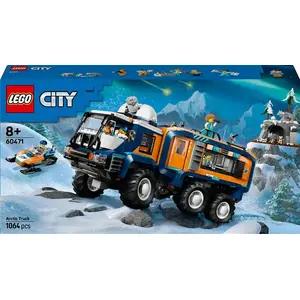 LEGO City Arctic Explorer Truck 60471 — 1064-piece playset with 4 minifigures, mobile laboratory, for ages 8+