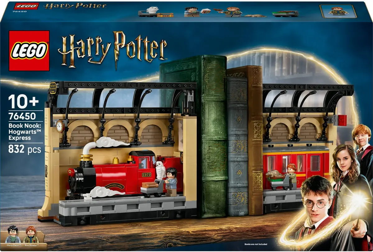 LEGO dekoratīva grāmatplaukta ieliktnis Hogwarts Express