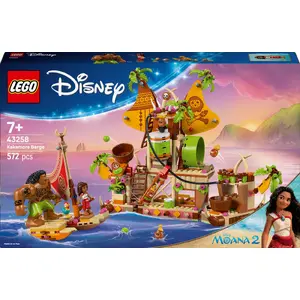 LEGO Disney Kakamora Barge playset 43258 — 572 pieces, 2 minifigures, for ages 7+