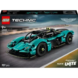 LEGO Technic construction set Aston Martin Valkyrie model 1:8 scale, 707 pieces, recommended age 9+