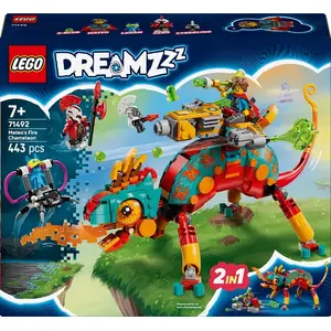 Construction toy LEGO 71492 Dreamzz Mateo's Fire Chameleon playset, brick model for imaginative building
