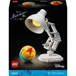 Construction toy LEGO Ideas model 21357 — Luxo Jr., 613 pieces, 290×140×110 mm