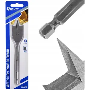 Wood auger bit GEKO 25 x 152 mm HEX for drilling wood, model G37313