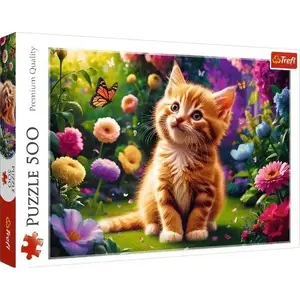 TREFL Uroczy kotek puzle — 500 detaļas