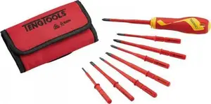 Набор изолированных отверток Teng Tools VDE, 9 предметов, 1000В