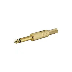 Goobay SM 63 KG 6.35 mm Gold Connector